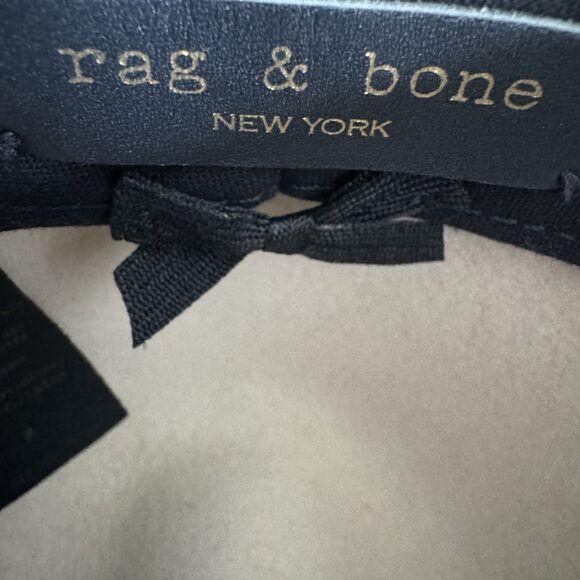 Rag & Bone wool leather trim beige fedora medium - Picture 4 of 6